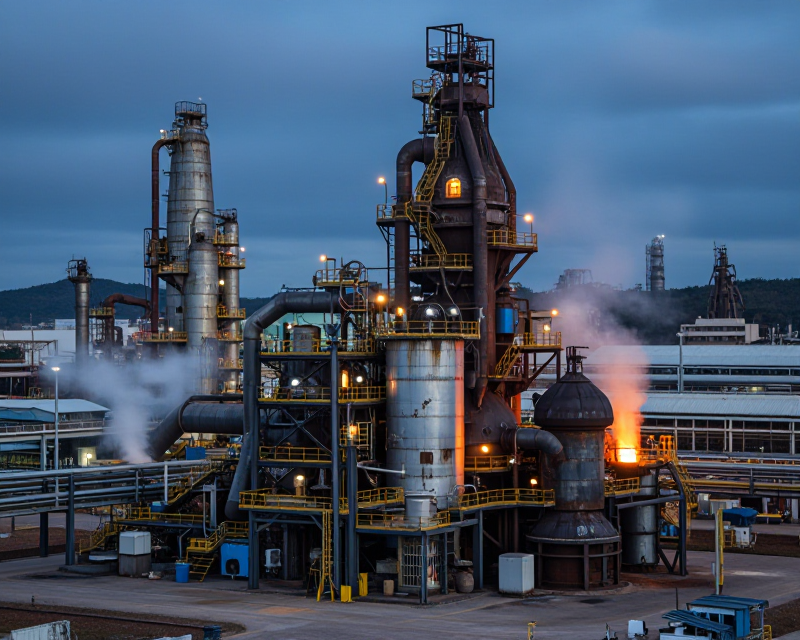 Industrial Tension at Steel Plant