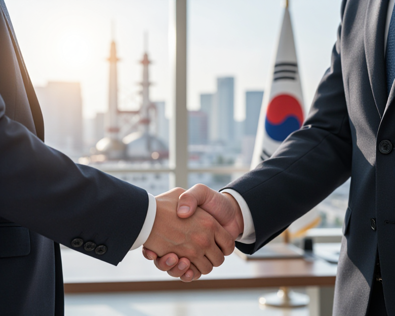 Symbolic US-Korea Economic Cooperation