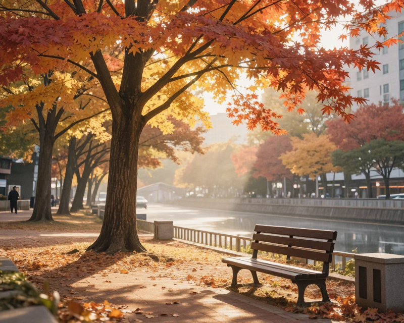 Autumn Morning Serenity