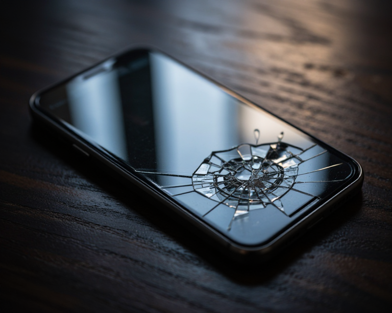 Broken Smartphone Symbolism
