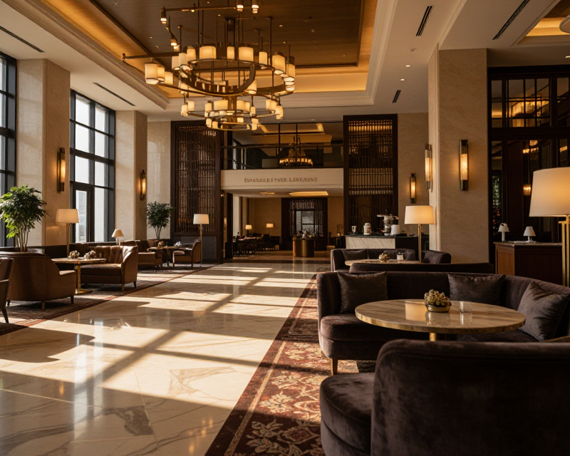 Luxury Hotel Lobby
