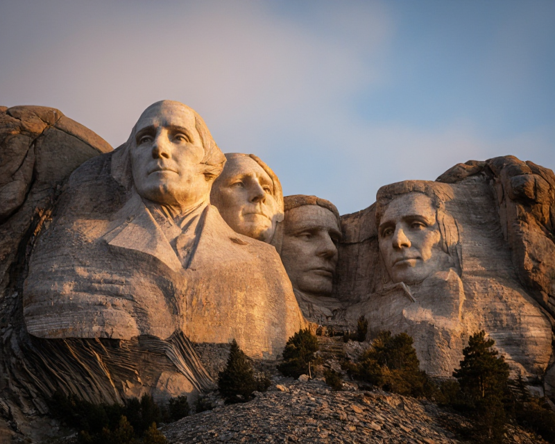 Majestic Mount Rushmore at Dawn