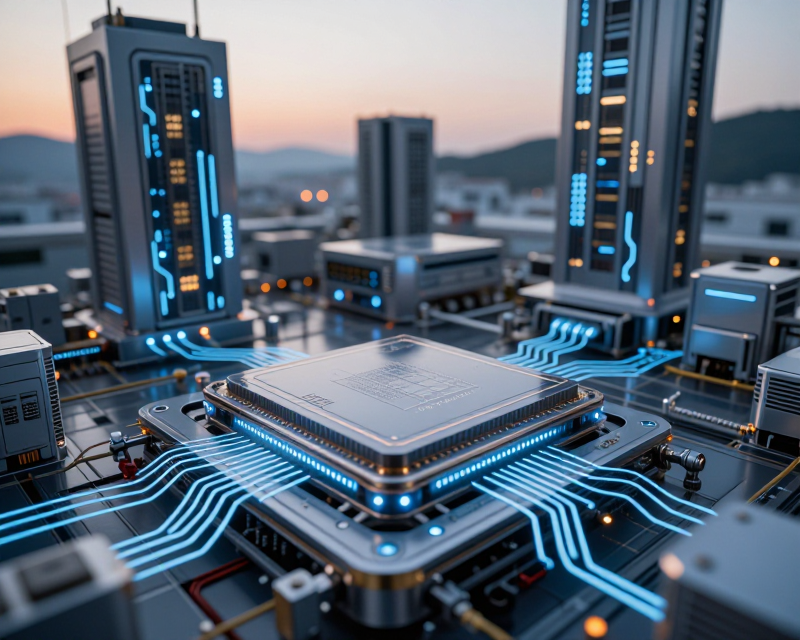 Futuristic Semiconductor Landscape