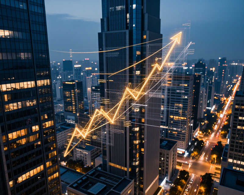 Global Financial Growth Concept